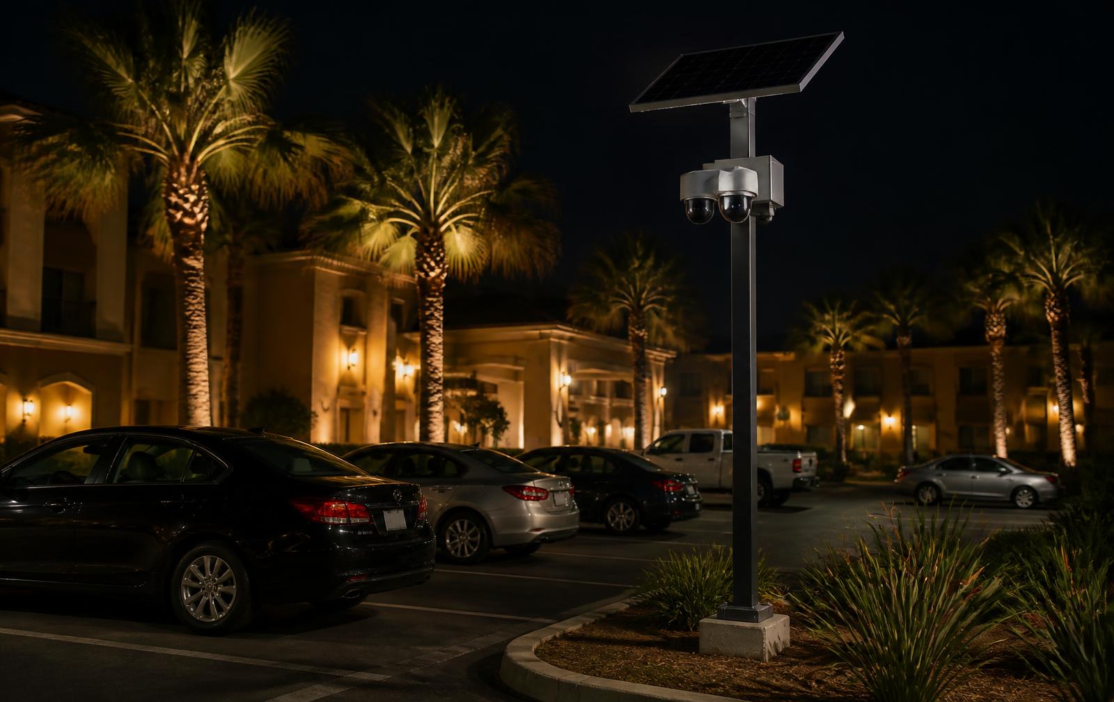 Hotel parking lot — IQBox X3